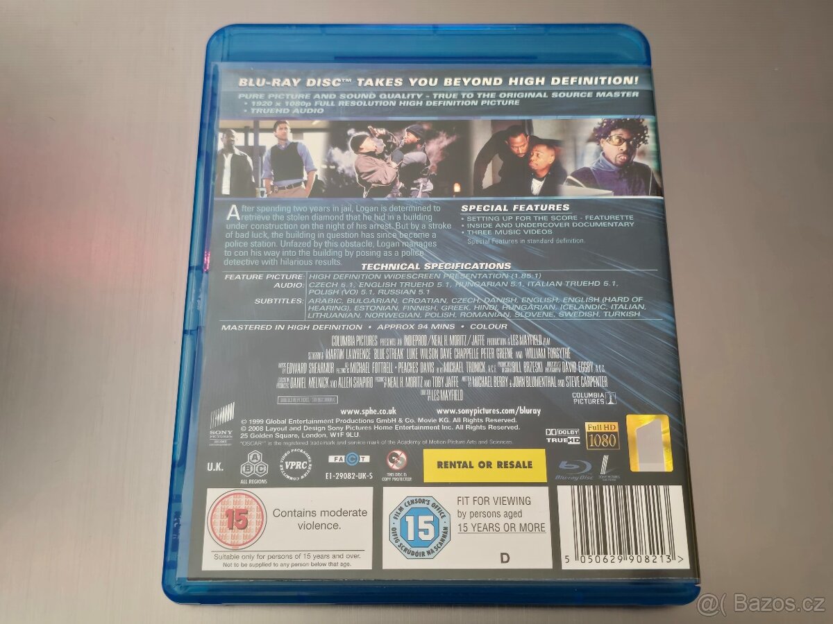 MODRÝ BLESK (BD, CZ dabing) Martin Lawrence - 2