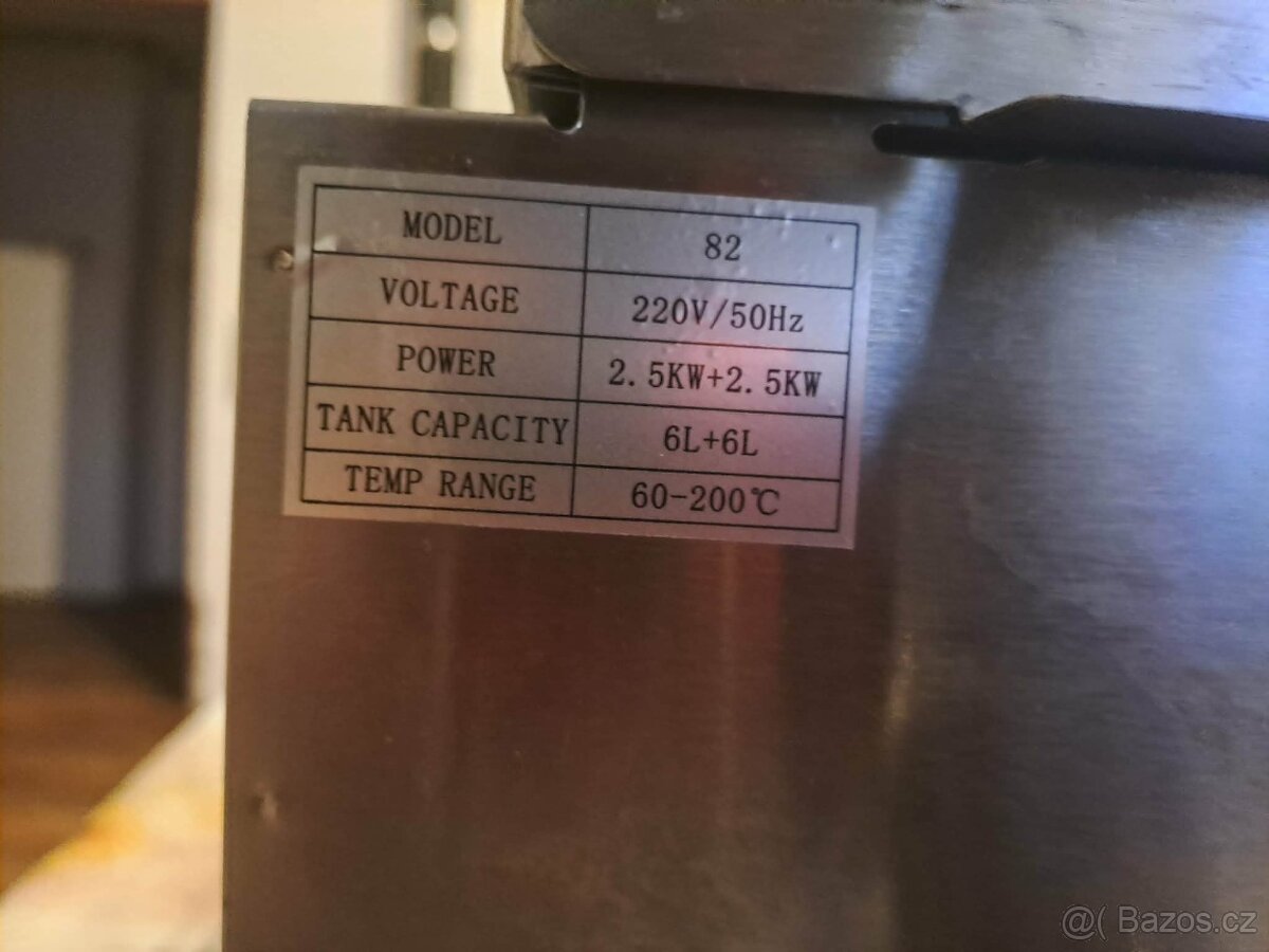 Olejová fritéza 2x 6L - 2