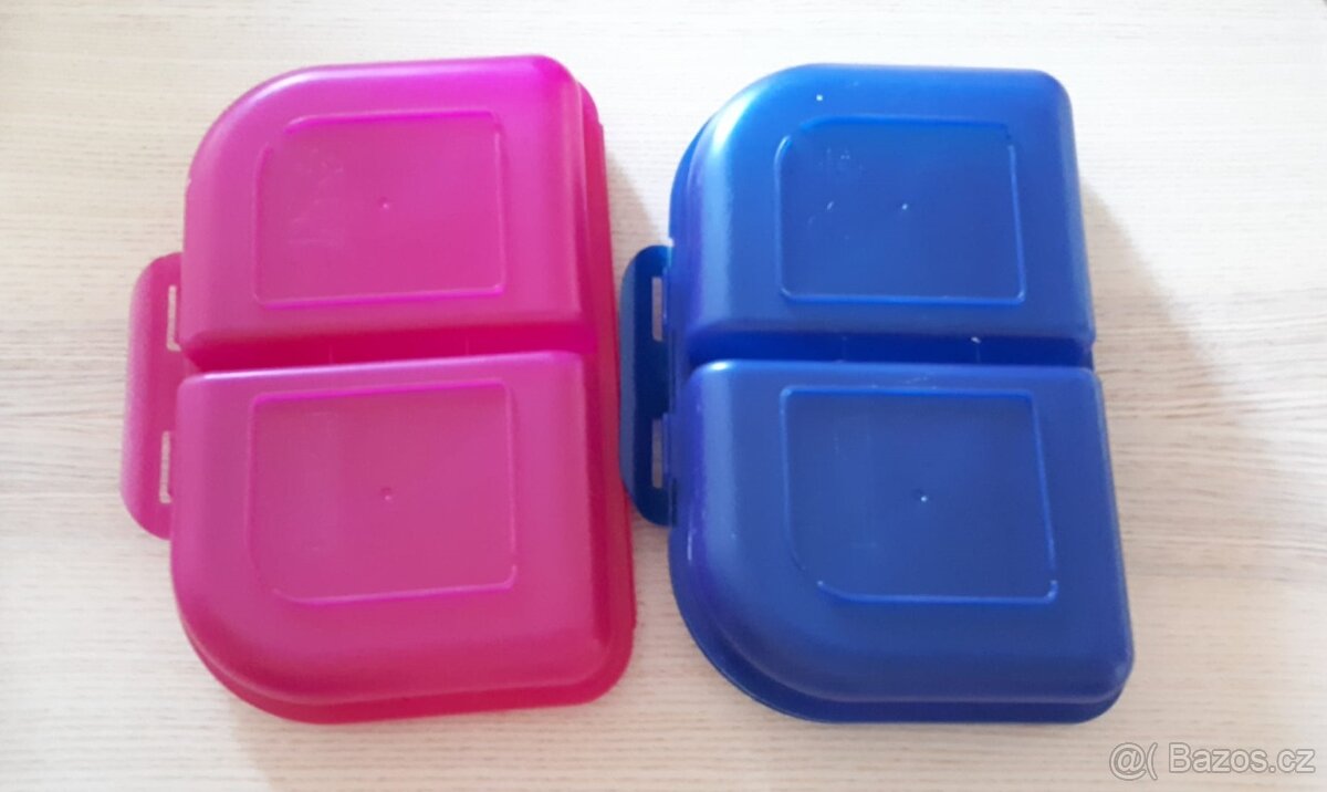 Box na svačinu Herlitz - modrý, růžový - 2