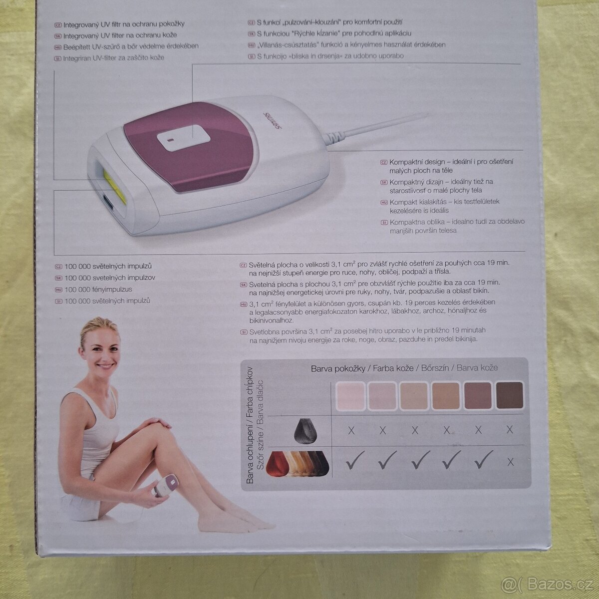 Dámský epilátor Sanitas - 2