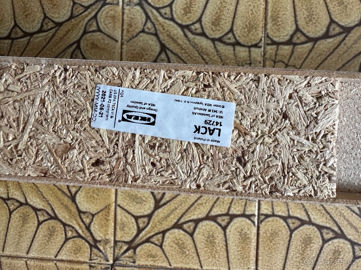 Police Ikea Lack bílá - 2