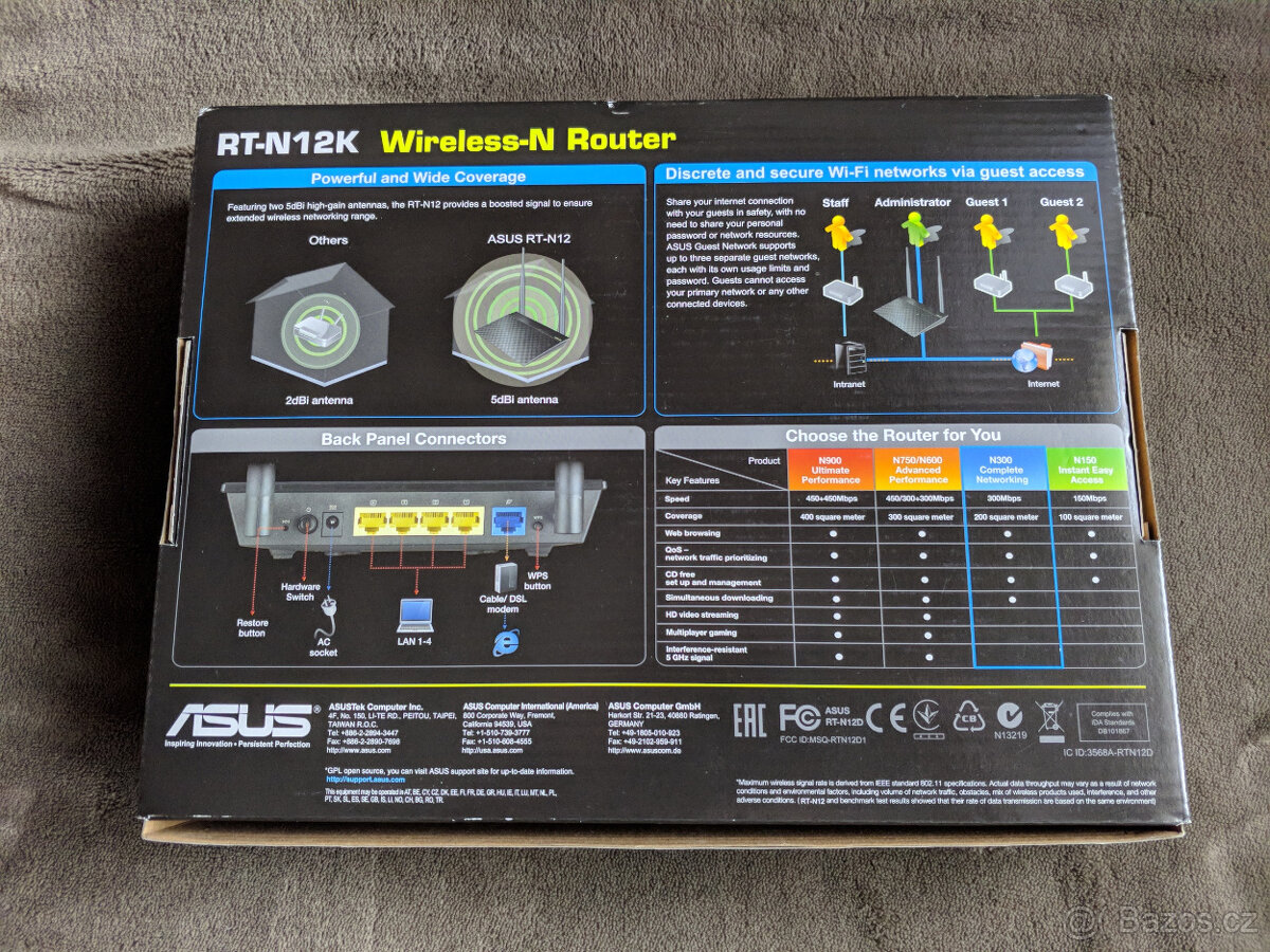 Router Asus RT-N12K 3-in-1 Wireless-N WiFi - 2