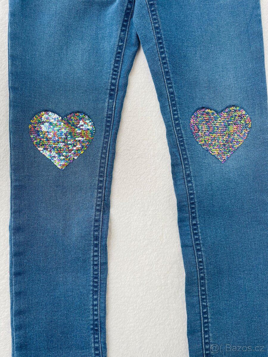 Dívčí riflové kalhoty - NOVÉ - 2