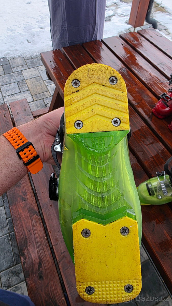 dětské/jiniorské lyžáky WAYMAKER JR 2, green/black 18/18,5 - 2