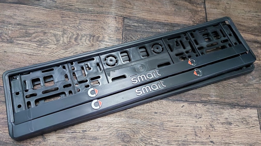 3D drzaky SPZ s chromem - 2