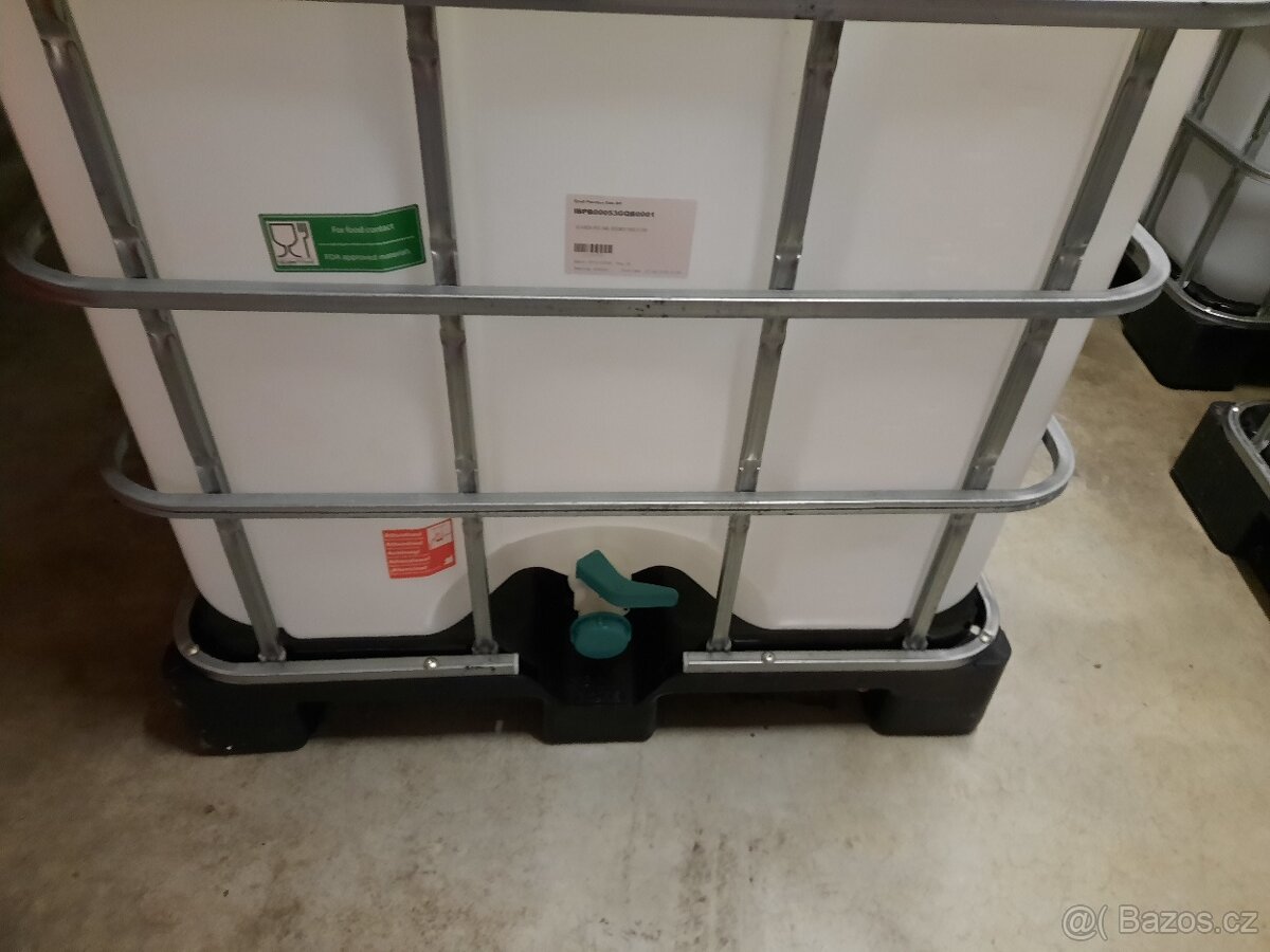 POTRAVINARSKY IBC KONTEJNER 1000 l - PLATI DO SMAZANI - 2