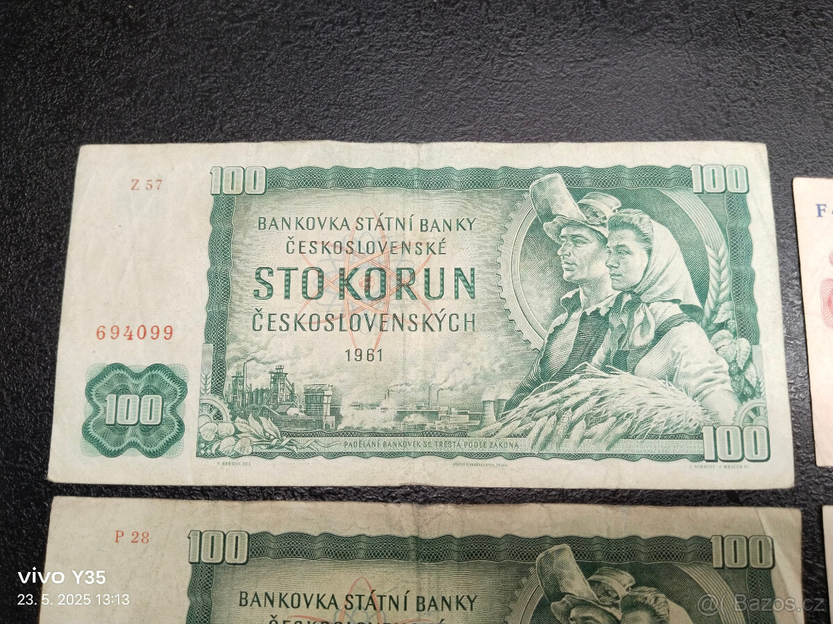 Bankovky Československo 1961 - 1988 - 2