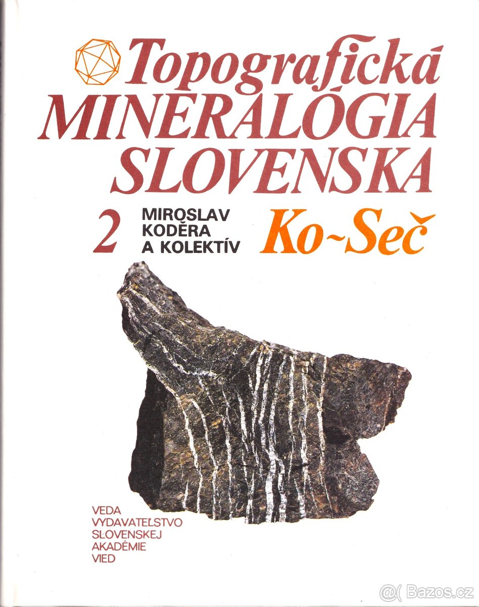 Topografická mineralogie Slovenska - Koděra - 2