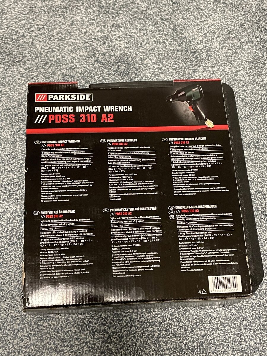 Pneumatický rázový utahovák - 2