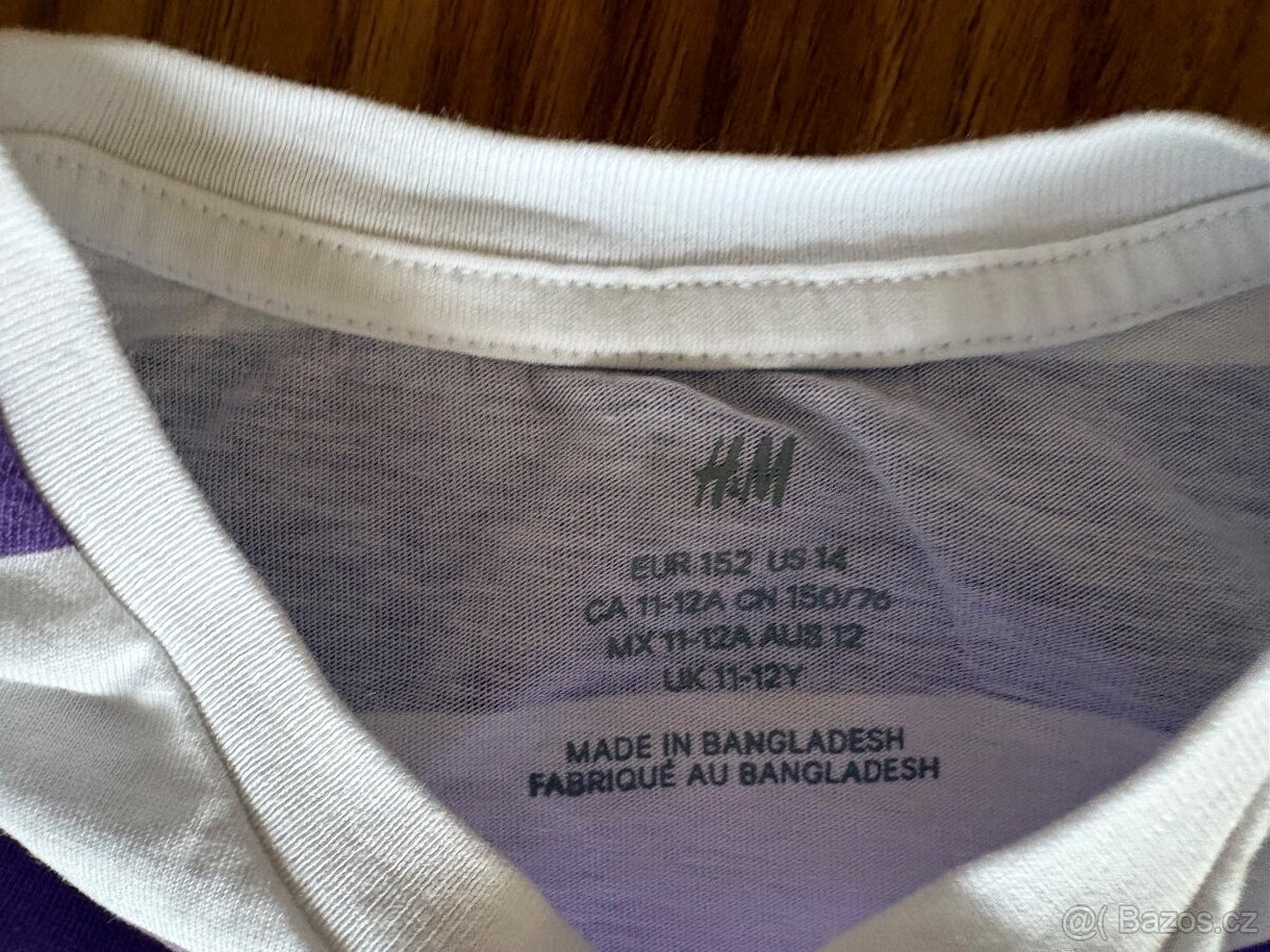 2x triko H&M, vel 12/14 let - 2