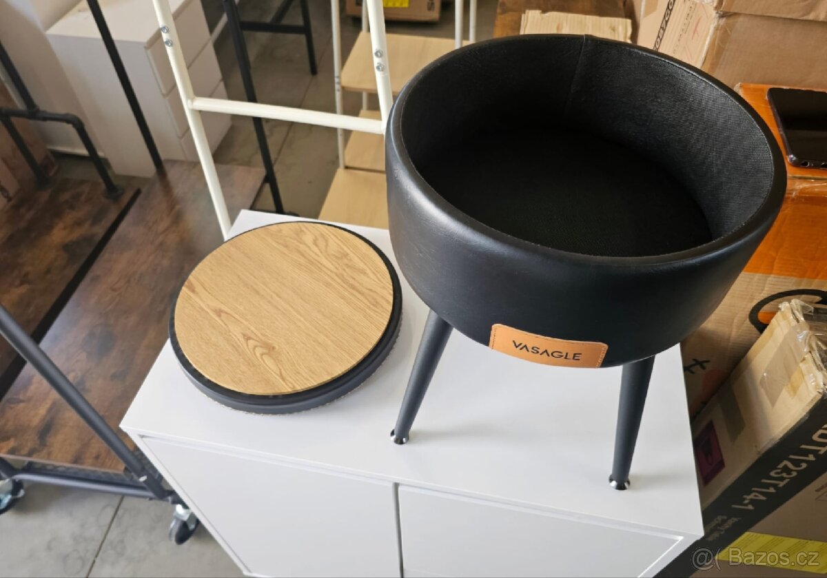 Nový taburet s úložným prostorem Vasagle - 2