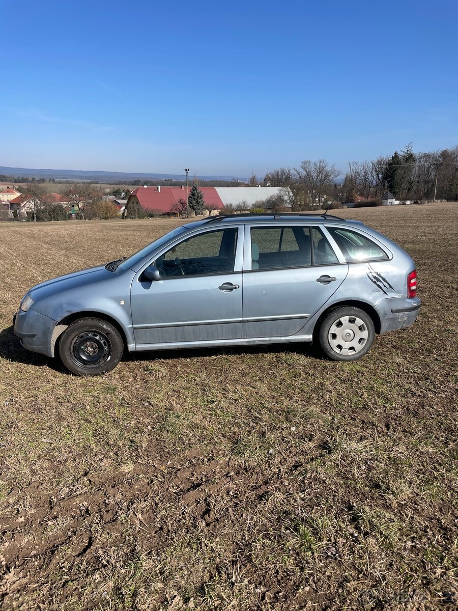 Škoda Fabia 1.9SDi, r.2003, klima, - 2