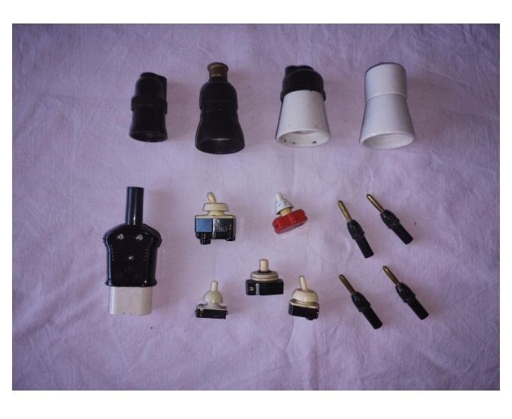 Retro objímky, vypínače atd - 2