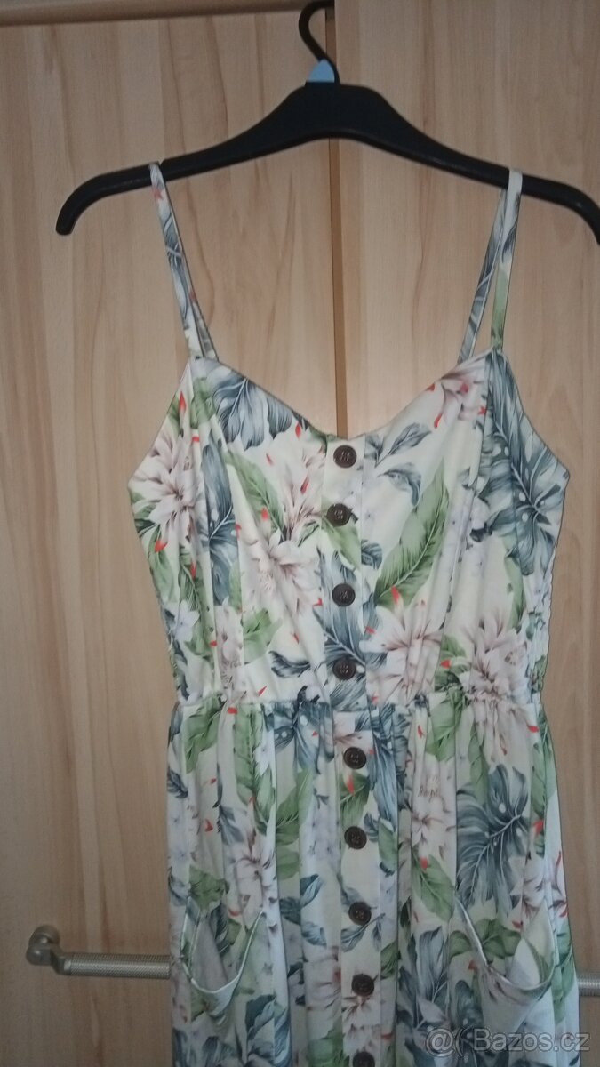 Letní šaty na ramínka vel. 42/44 - 2