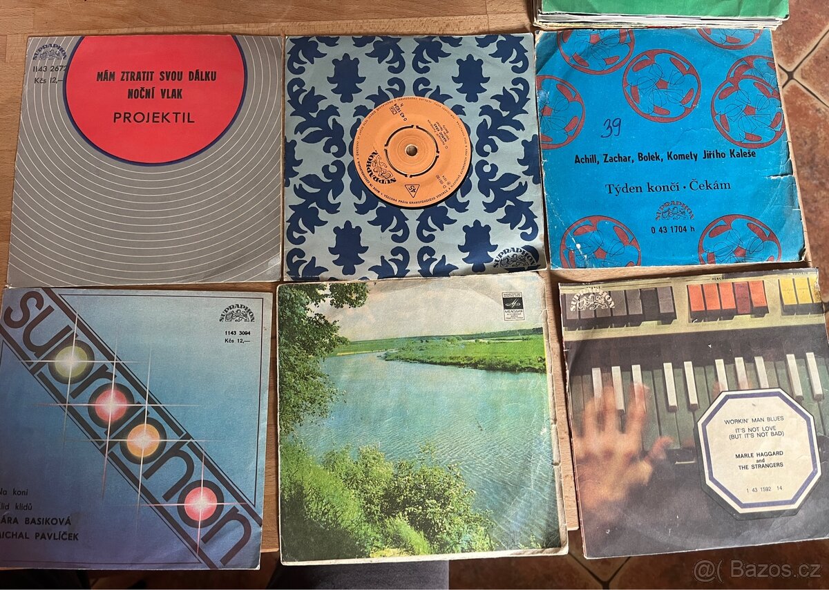 Malé LP desky ruzne druhy - 2