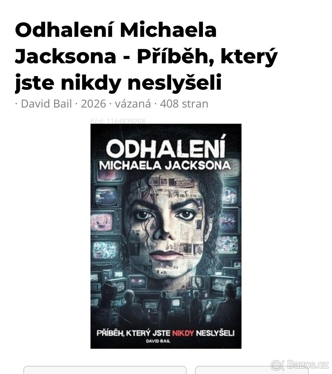 Kniha Odhalení Michaela Jacksona - 2