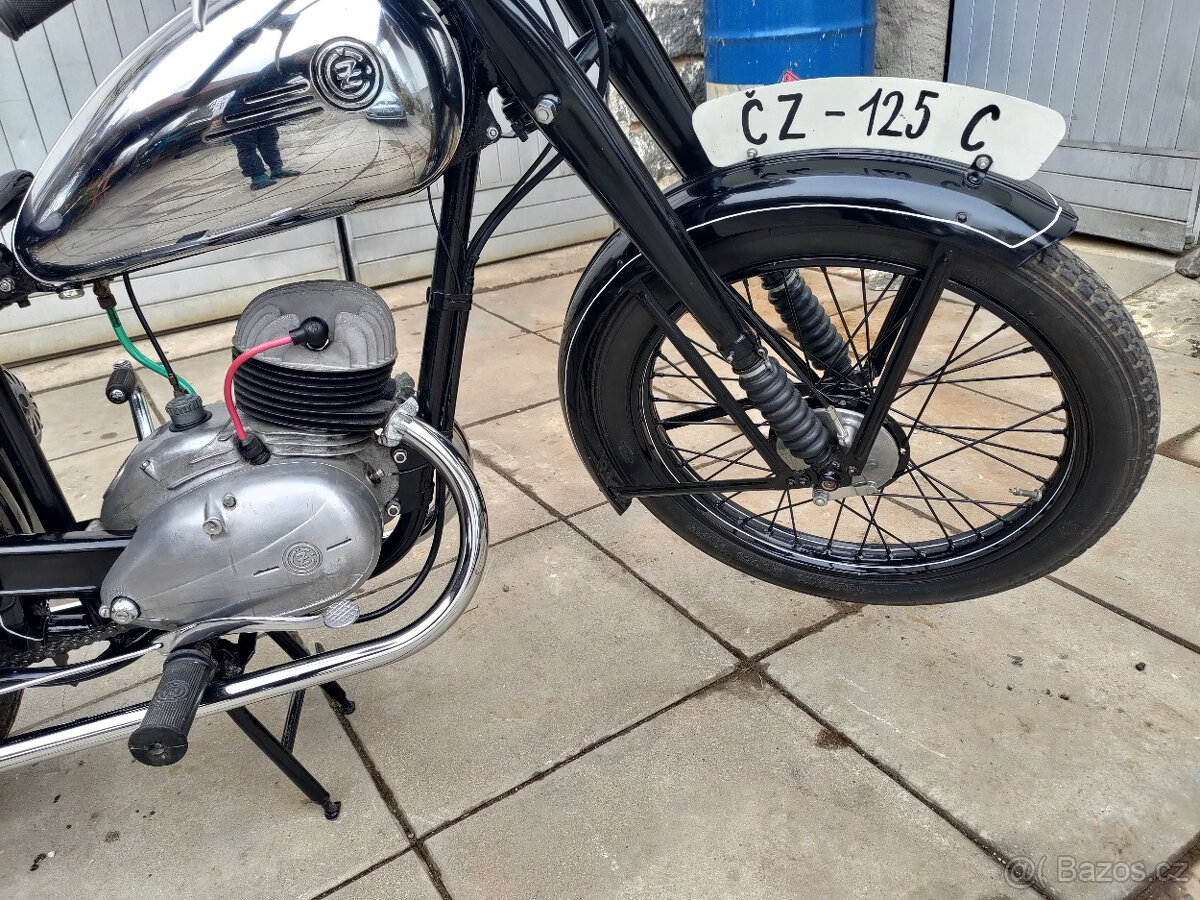 Čz 125 C r.v.1950 - 2