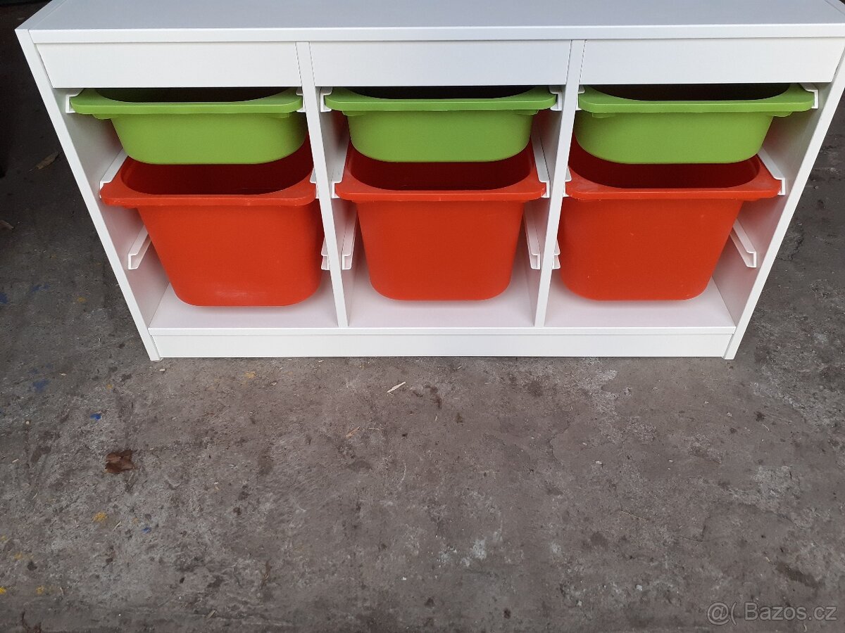 Ikea úložná sestava Trofast včetně boxů - 2