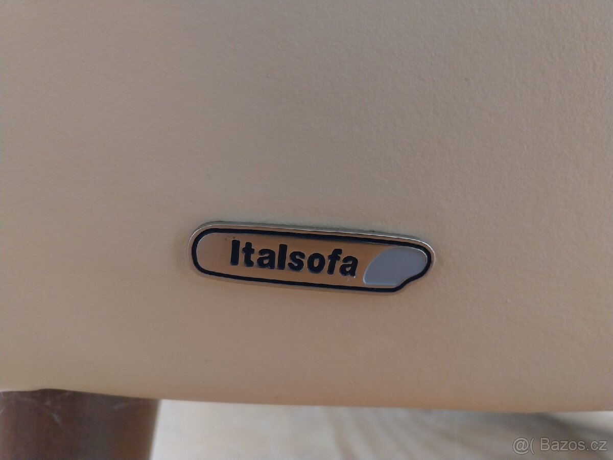 Kožená sedačka s křesly - Italsofa - 2