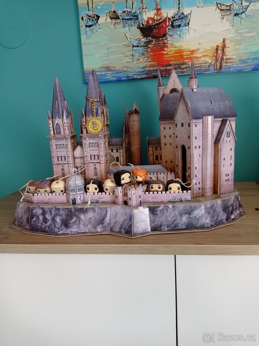 Harry Potter 3D papírové Bradavice - 2