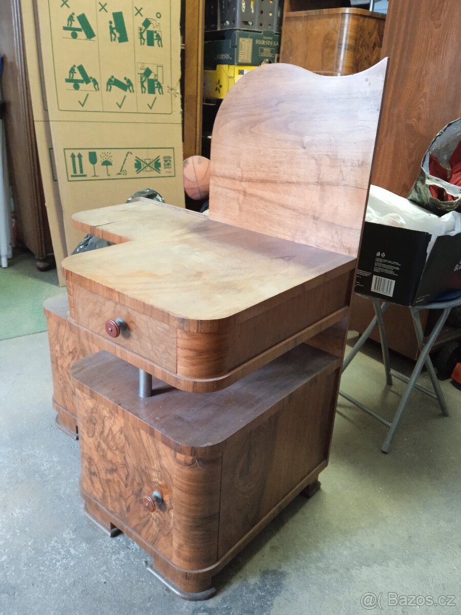 Starožitná skříňka levá,šuplík a 2x dvířka - 2