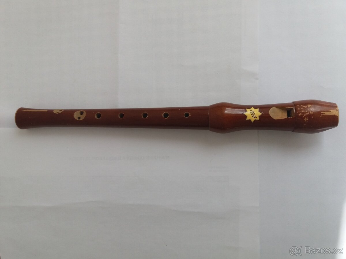 Zobcová flétna. - 2