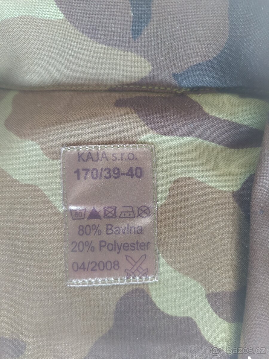 Vojenská košile potisk - 2