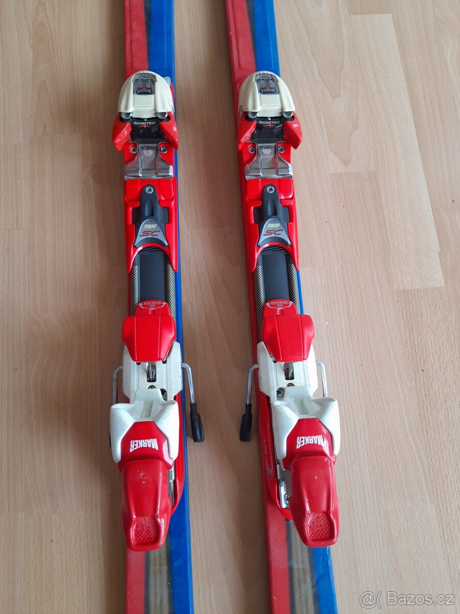 Pánské sjezdové lyže K2 187cm + hůlky ROSSIGNOL 131cm + obal - 2