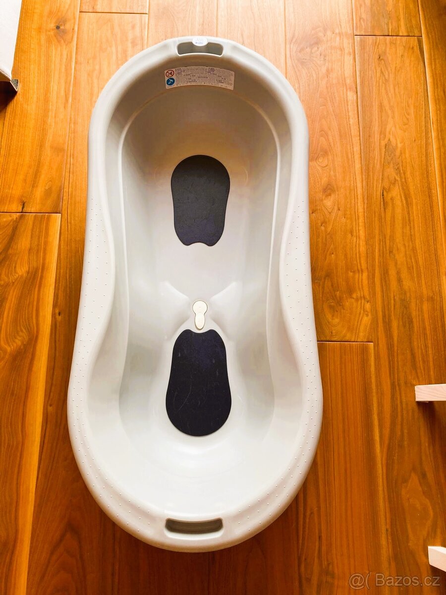 VELKÁ Dětská vanička (pro dvojčata) s novorozeneckou podložk - 2