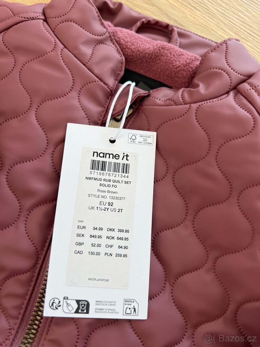 Jarní nepromokavá souprava NameIt 92 - 2