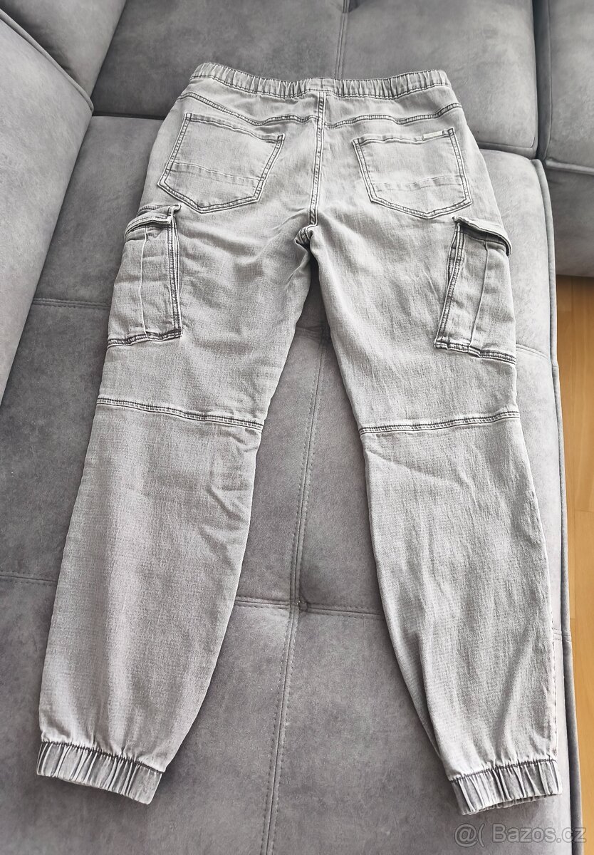 Pánské riflové kalhoty, vel. L - 2