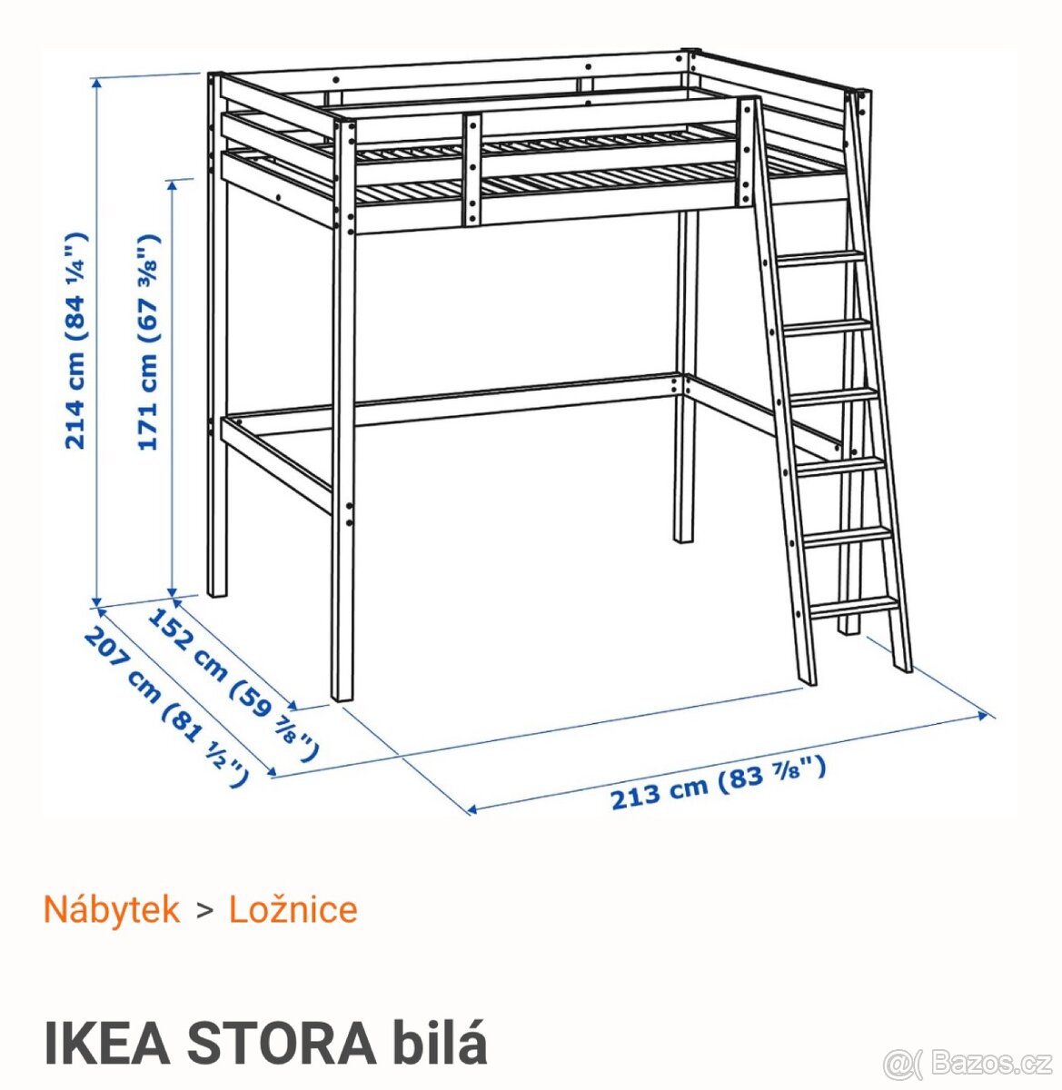 Patrová postel Ikea Stora - 2