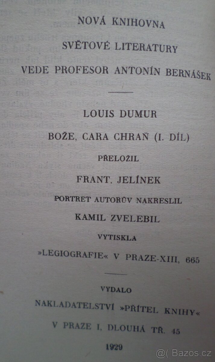 Bože, cara chraň - 1929 - 2