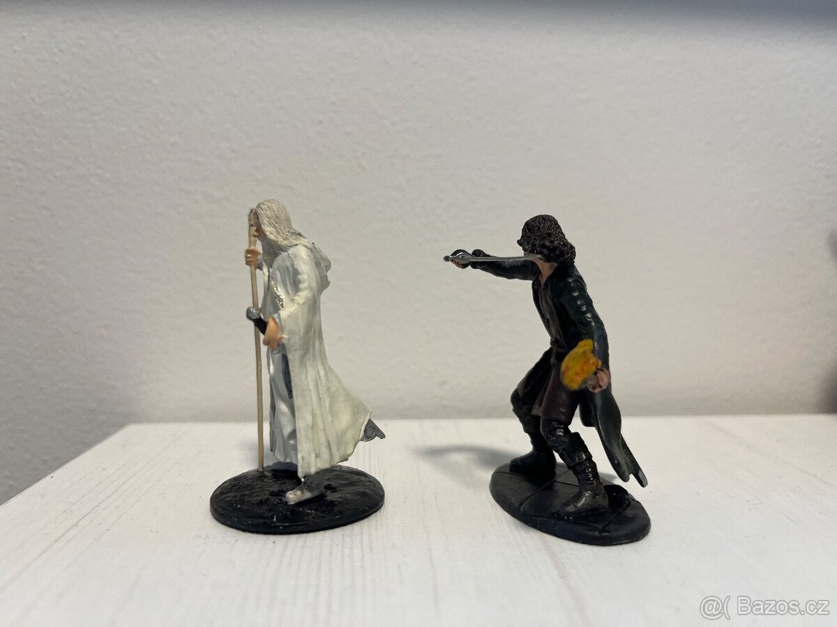 Sběratelské figurky Eaglemoss Gandalf a Aragorn - 2