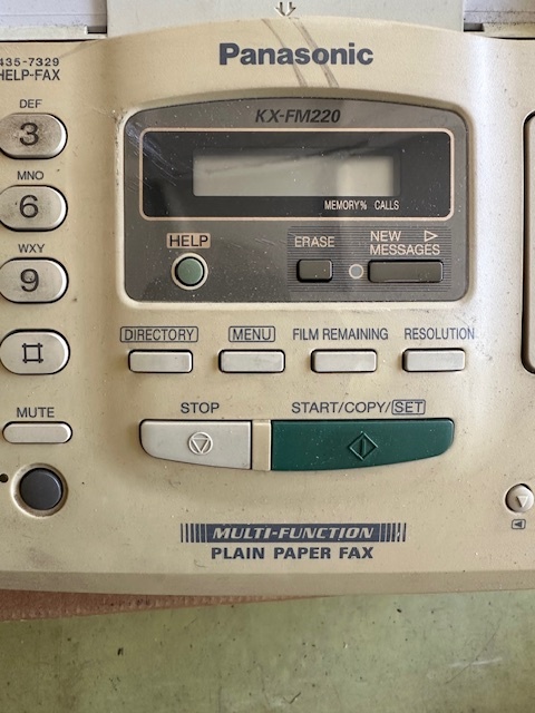Fax Panasonic - 2