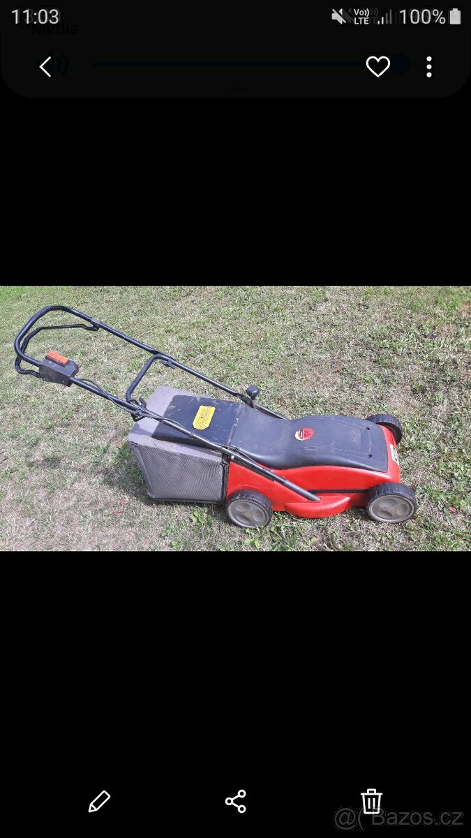 Elektrická sekačka záběr 42 cm - 2