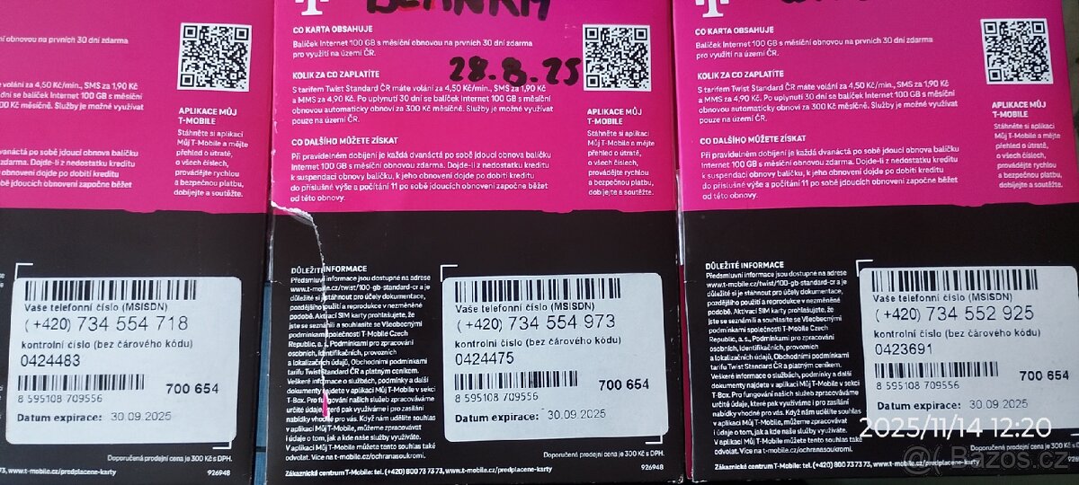 Limitovaná edice twist tmobile 100 GB - 2