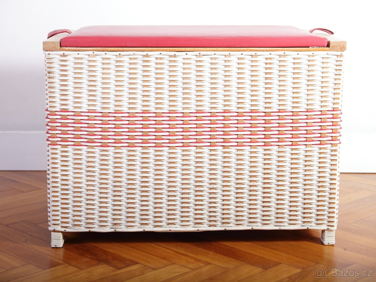 Retro bedna krabice koš na prádlo 2ks - 2