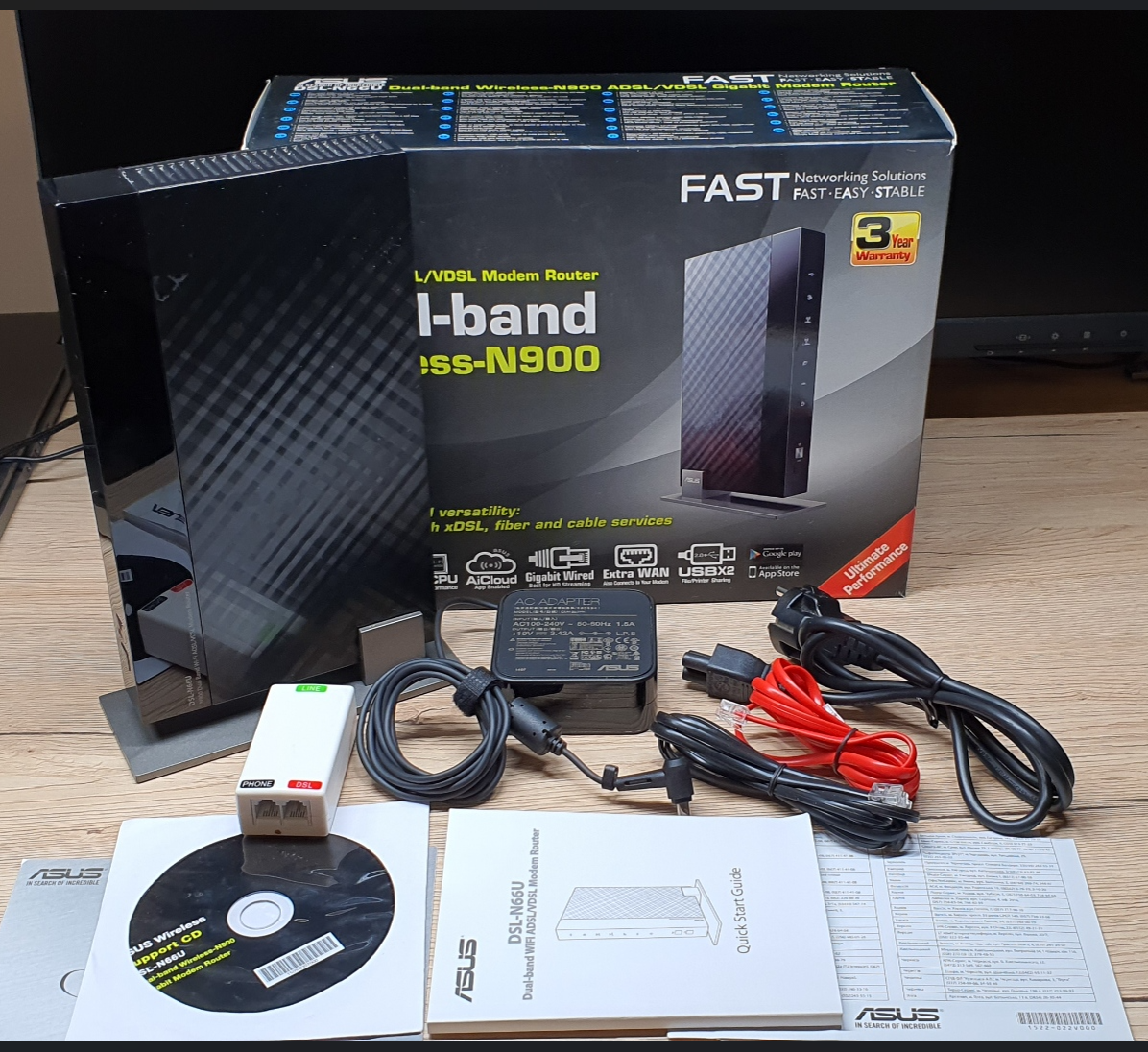 ASUS DSL-N66U router - 2