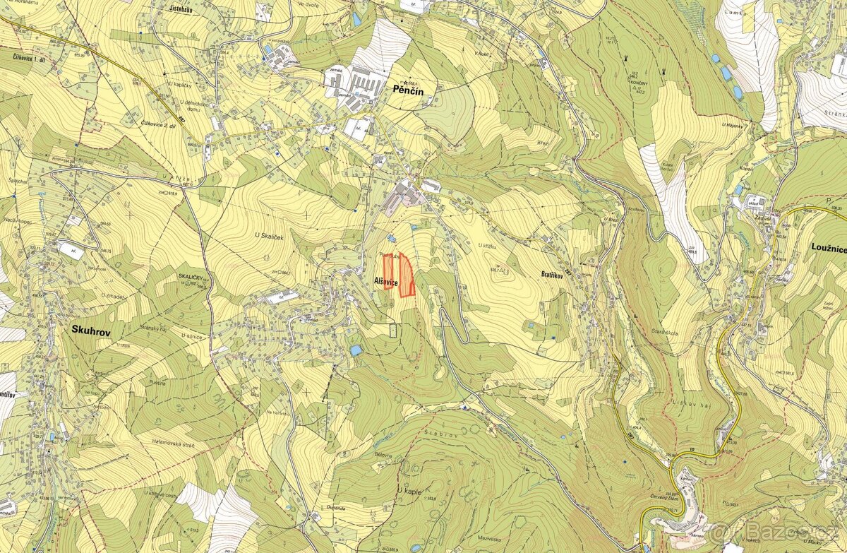 Louka, prodej, Alšovice, Pěnčín, Jablonec nad Nisou - 2