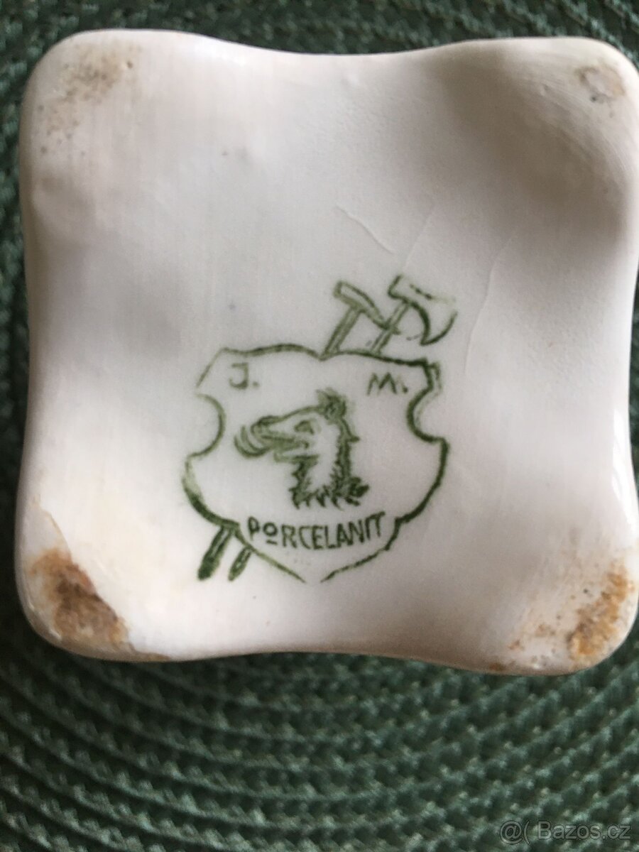 Starožitný porcelán - jablko a hruška - 2