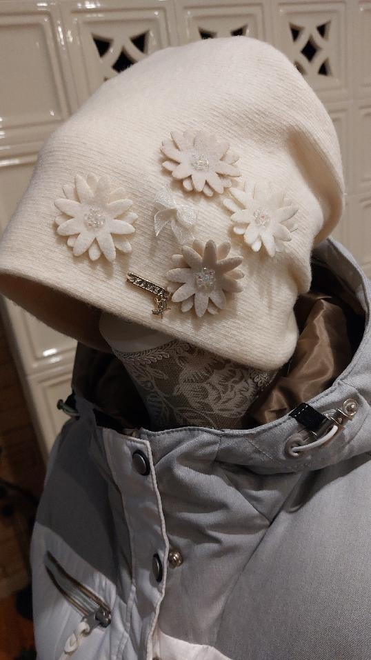 Dámská čepice zn. Kamea bílá - 2