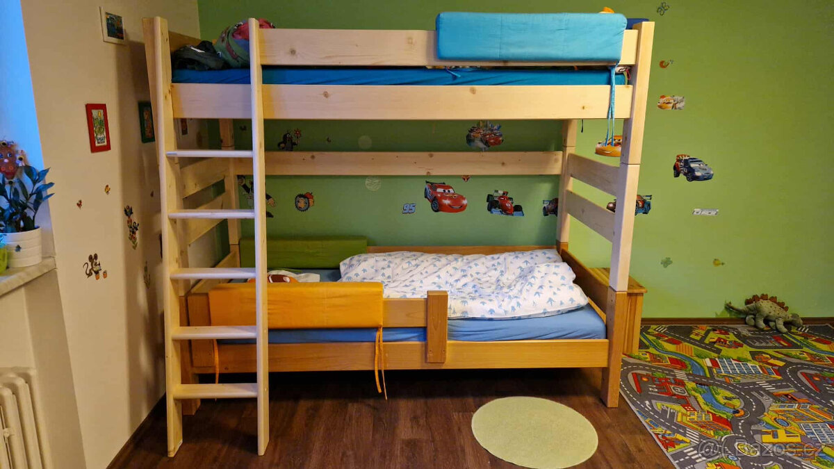 Patrová postel Sendy, výška 180 cm - 2