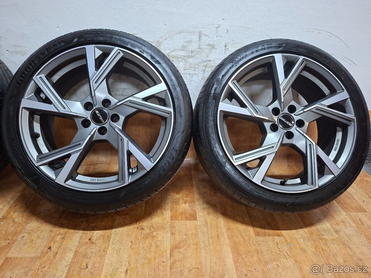 Alu kola R18 5x100 GMP + letní pneu 215/45/18 GoodYear - 2