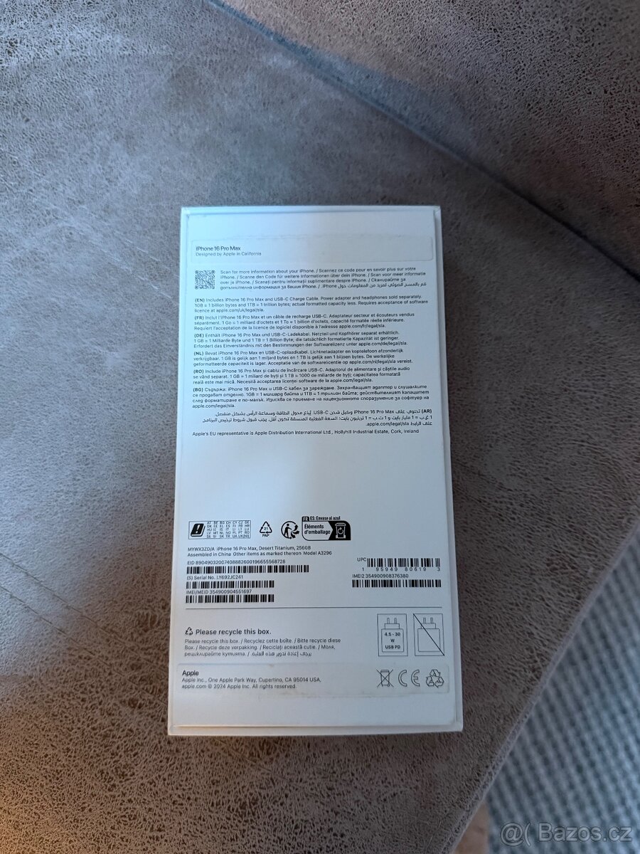 Prodám iPhone 16 Pro Max 256 GB– TOP stav - 2