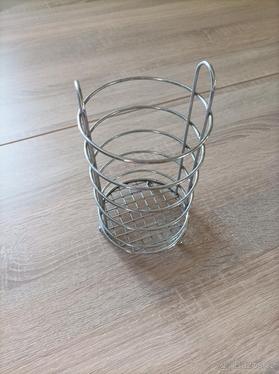 stojan na příbory nerez kulatý - 2