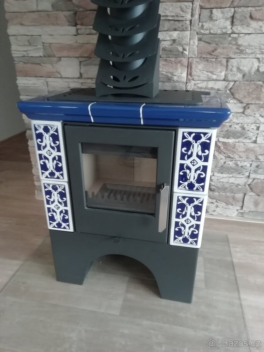 Kachlová krbová kamna 5,5 kW - 2