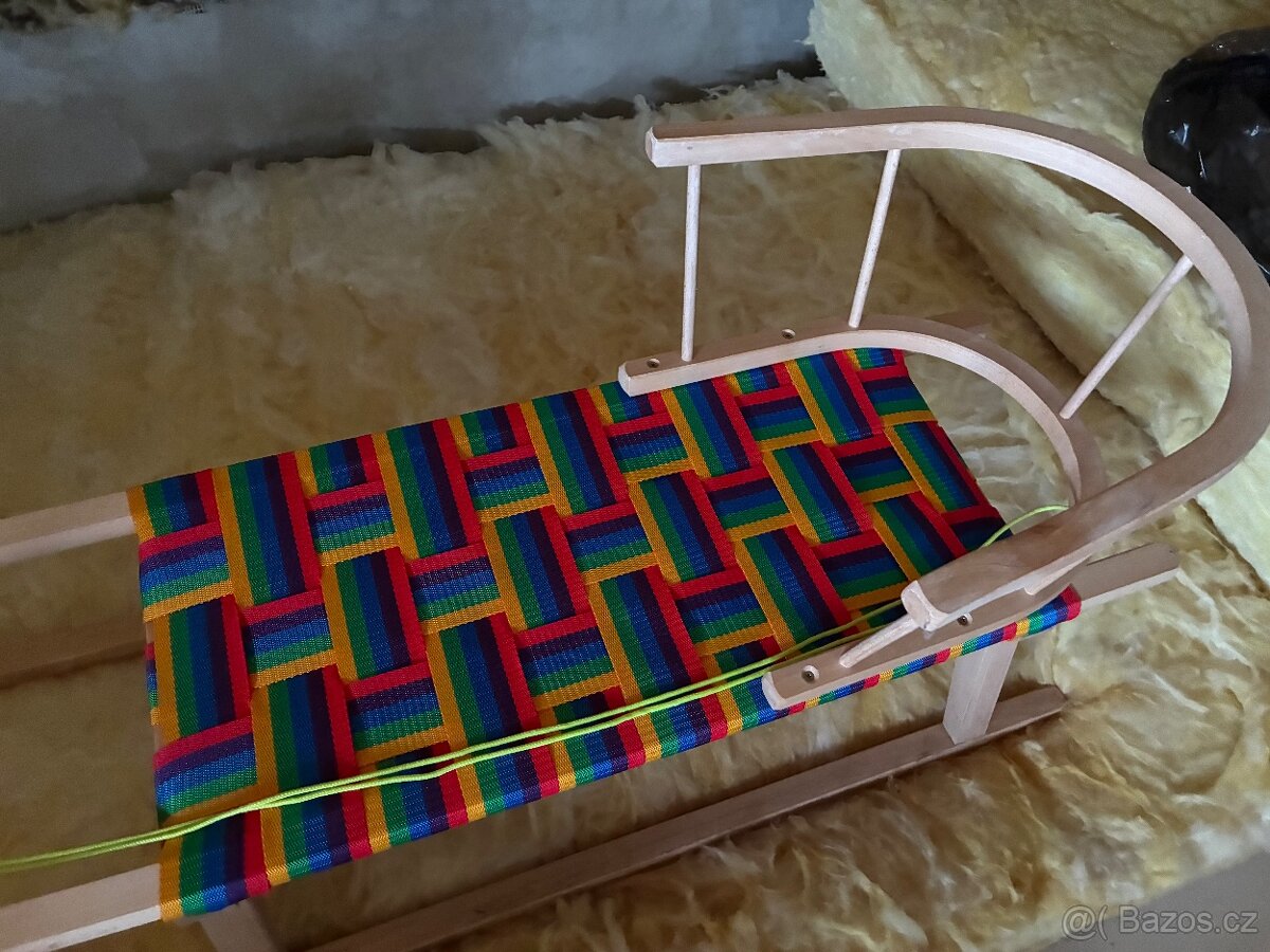 Dlouhé sáně s opěrkou - 2