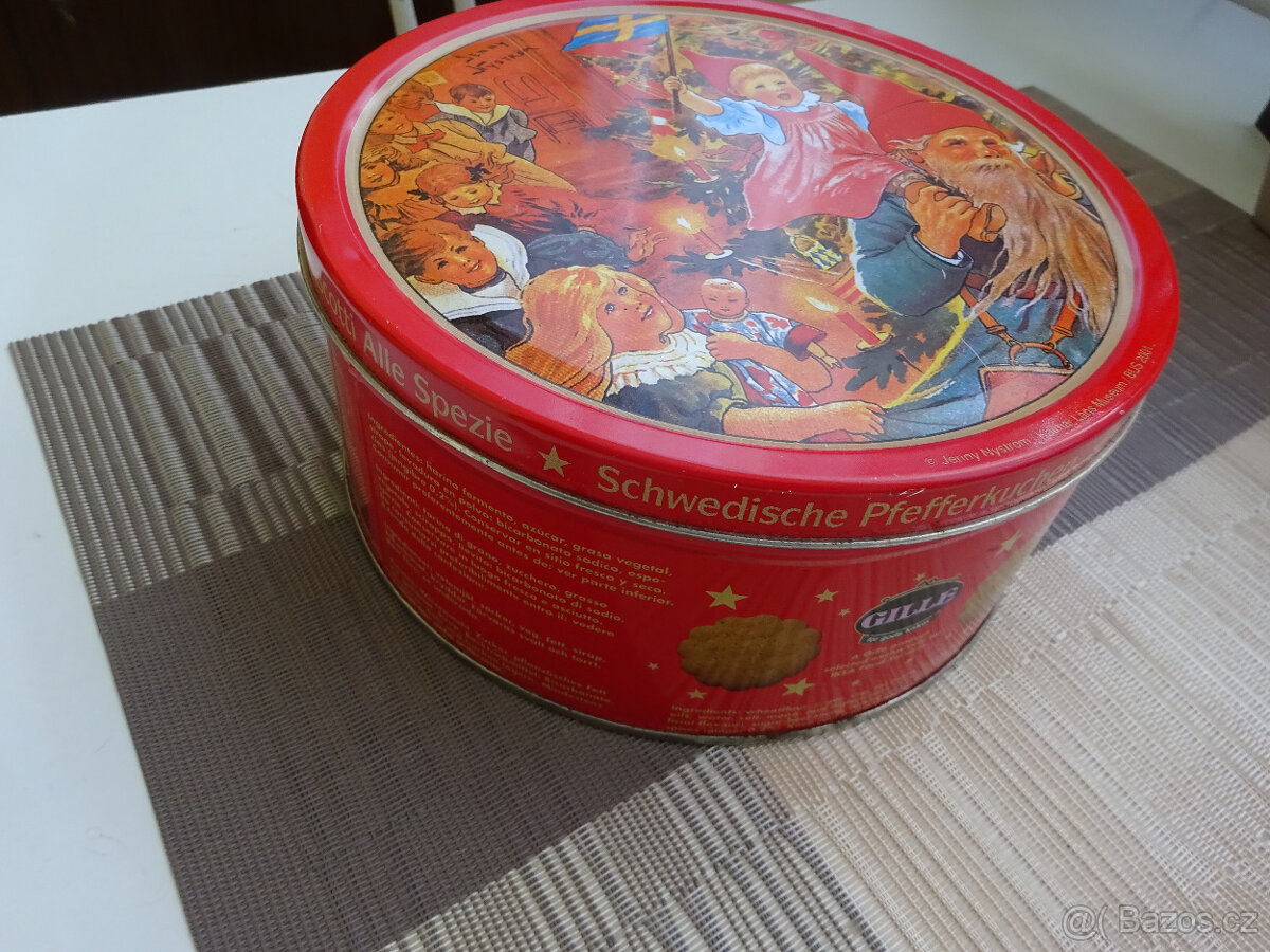 Kulatá plechová krabice - 2