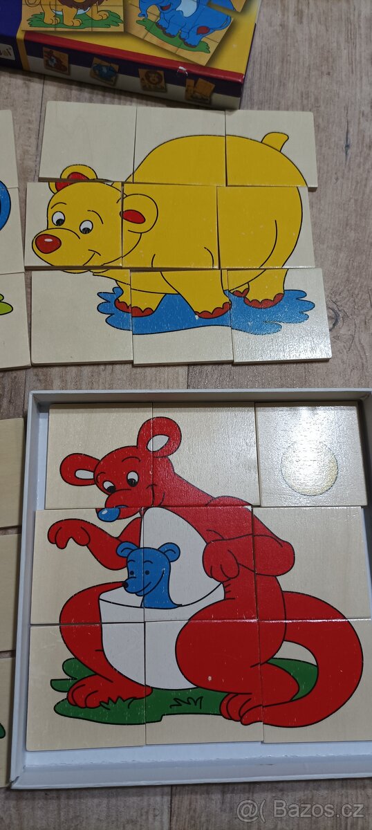 Dřevěná skládačka/puzzle - 2